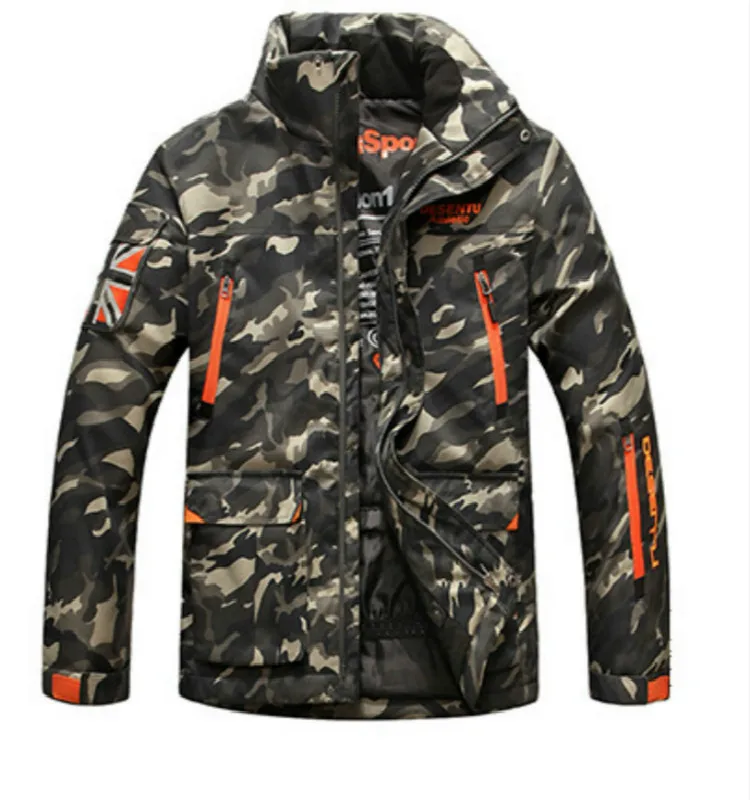 Winter outdoor sports men's and women's camouflage cotton clothing warm waterproof breathable emergency mountaineering wear | Спорт и