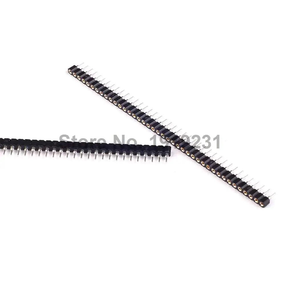 10PCS 1x40 Pin 2.54 Round Female Header Connector | Обустройство дома