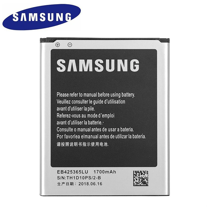Запасной аккумулятор EB425365LU для Samsung Galaxy Core 1700 мАч с аккумулятором на 2 5 1