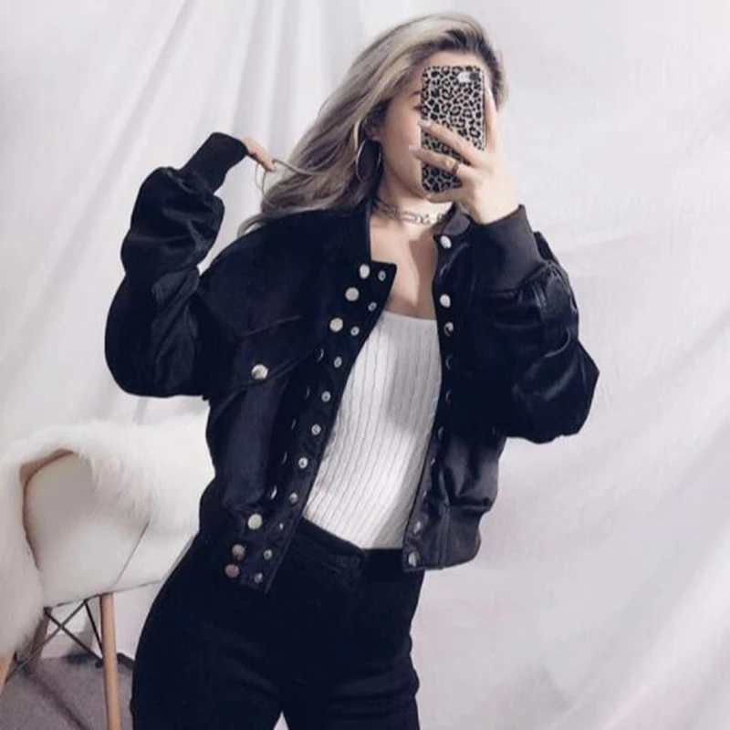 Европейский и американский стиль весна осень высокая Талия короткий пилот