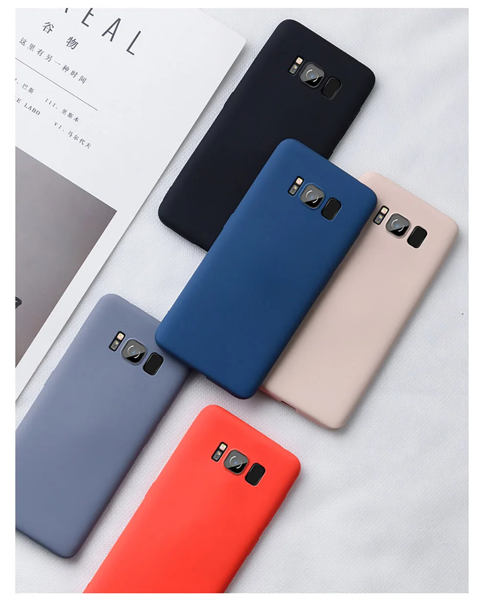 Силиконовый чехол для Samsung A30 A50 A70 Note 8 9 Жидкий телефона S10 Plus S9 S8 S10E мягкий |