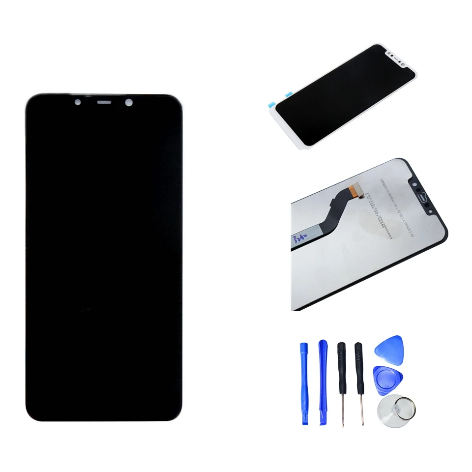 ЖК-дисплей для Pocophone F1 сенсорный экран 6 18 &quotдигитайзер стеклянная панель Замена