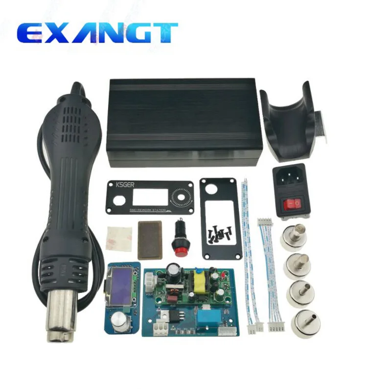 KSGER фена SMD станция контроллер DIY наборы электроинструментов сушилка для пайки OLED сварочный инструмент ручка насадки