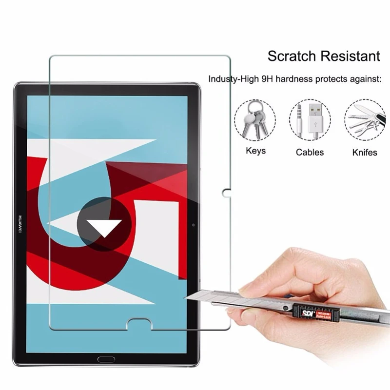 2.5D Закаленное стекло для Huawei MediaPad T3 7 0 дюймов Защита экрана Media 10 8 9 6 M3 4 m3 lite 1 M5 |