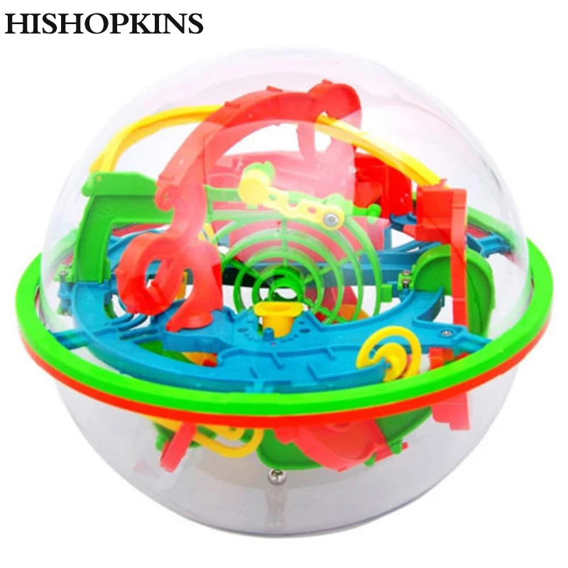Hishopkins 100 шагов 3D головоломка мяч волшебный Интеллект лабиринт Шариковая дорожка