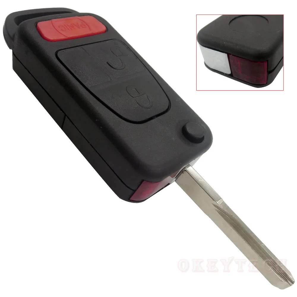 OkeyTech автомобильные аксессуары 2 1 3 кнопки Замена Floding флип чехол для