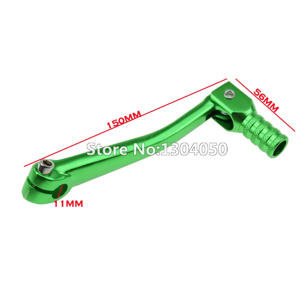 Зеленый алюминиевый складной рычаг переключения передач XR CRF 50 70 100 125 велосипед