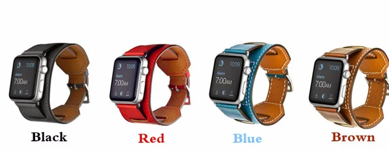 Браслет-манжета из натуральной кожи ремешок для apple watch hermes 4 44 мм 40 мм iwatch band 4 наручный ремешок металлическая классическая пряжка