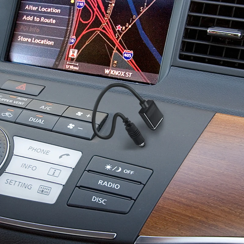Автомобильный беспроводной bluetooth-приемник музыкальный адаптер Met mic 3 5 мм AUX