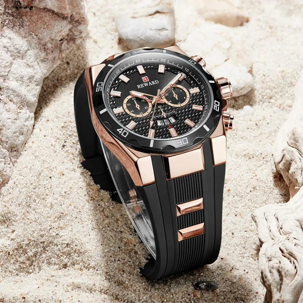 Наградные Брендовые мужские часы японские импортные Мужские с Т-образным