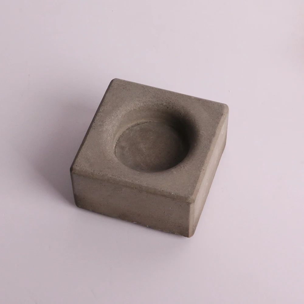 Loft novelty romantic candlestick cement simple wind home decoration candlelight dinner props | Дом и сад
