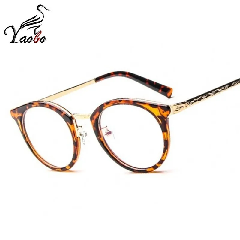 Ретро прозрачные очки для близорукости Дамские в форме &quotкошачий глаз&quot оправа