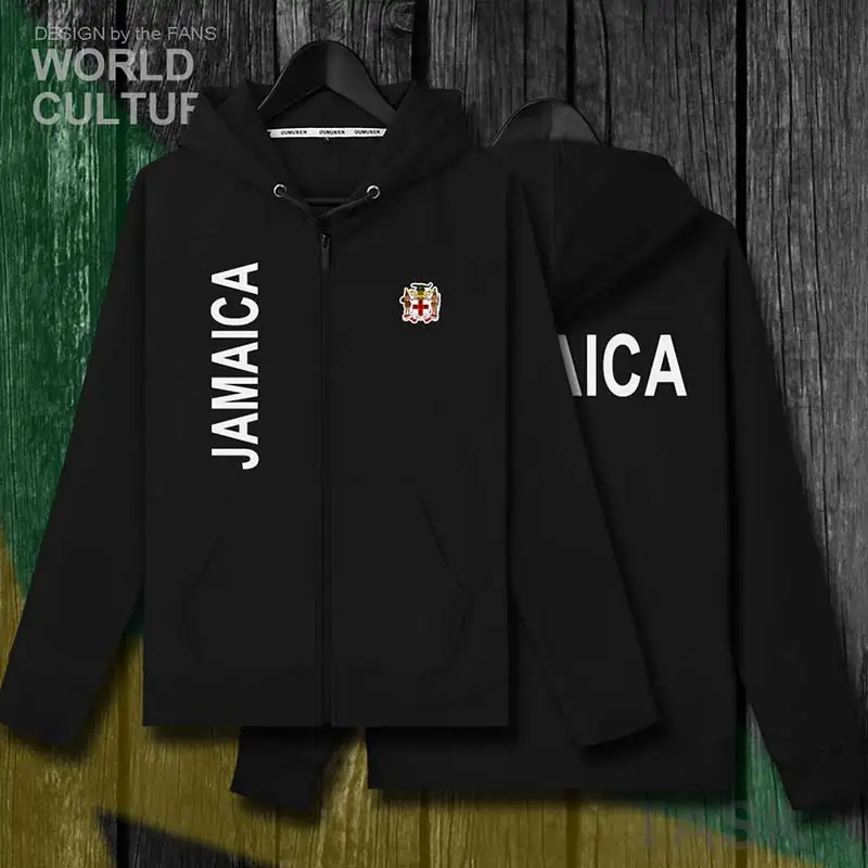 Jam aica jam aican мужские худи из флиса толстовка зимний кардиган на молнии трикотажные мужские куртки и пальто спортивный костюм одежда - Цвет: 20zipper-black-thin