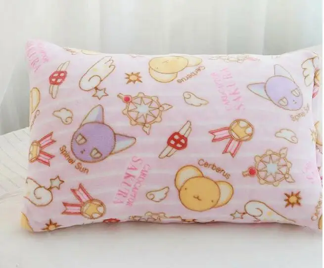 only pillow case 1 шт. мультфильм Cardcaptor Сакура пудинг собака плюшевая наволочка одна Подушка скольжение одеяло, простыня девочка детская кровать украшения - Цвет: only pillow case