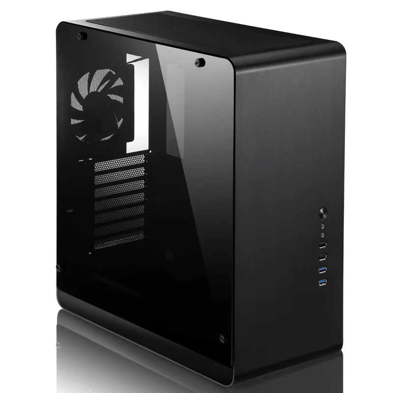JONSBO UMX4 ATX чехол для компьютера из закаленного стекла боковая прозрачная версия Шасси поддержка atx материнская плата 240 Холодный ряд