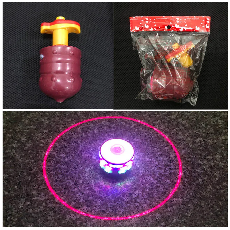 Музыкальный гироскоп Peg-Top волчок Brinquedo Забавная детская игрушка Классический НЛО гироскоп лазерный цветной светодиодный светильник для вспышки подарок на день рождения