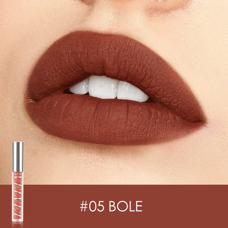 5 Focallure Matte помада водостойкая стойкая красный бархатный Гладкий Карандаш для губ красный коричневый цвета Высокое качество губная помада для макияжа - Цвет: 5
