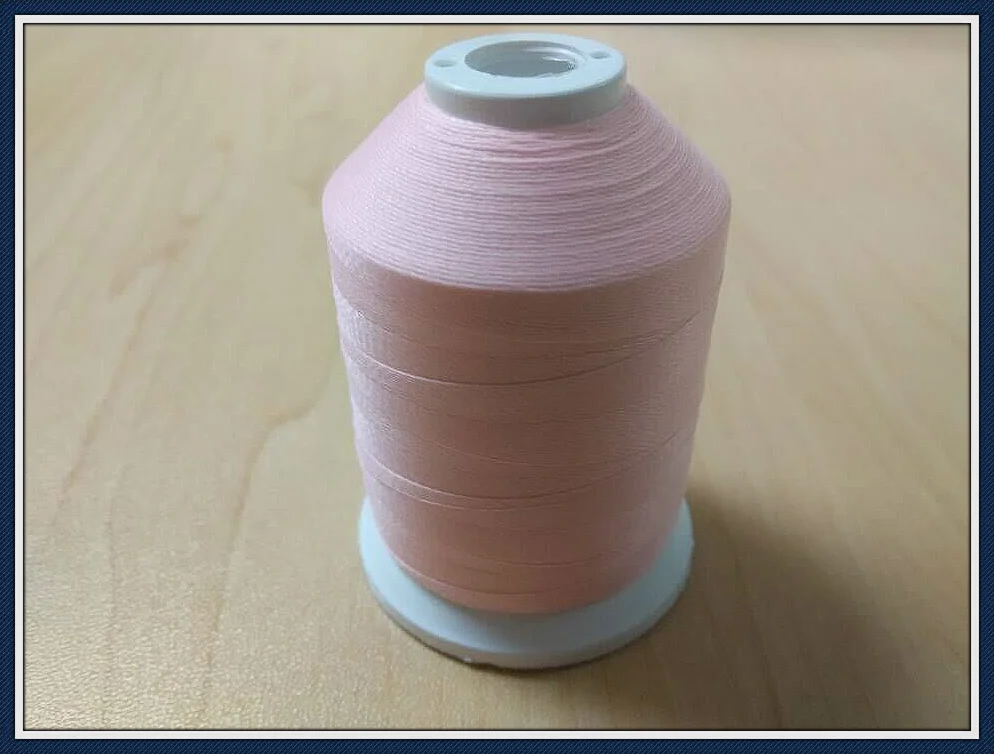 Ярко розовая мини катушка 1000 м 100% нейлон светится в темноте светящаяся нить с