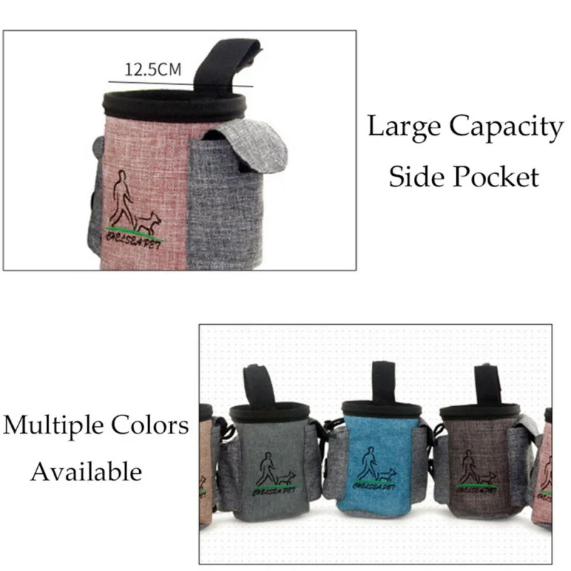 

Dog Training Feeding Food Snack Waist Storage Bag Pocket Snack Pouch Food Storage Holder for Pet Outdoor Training Supplies
