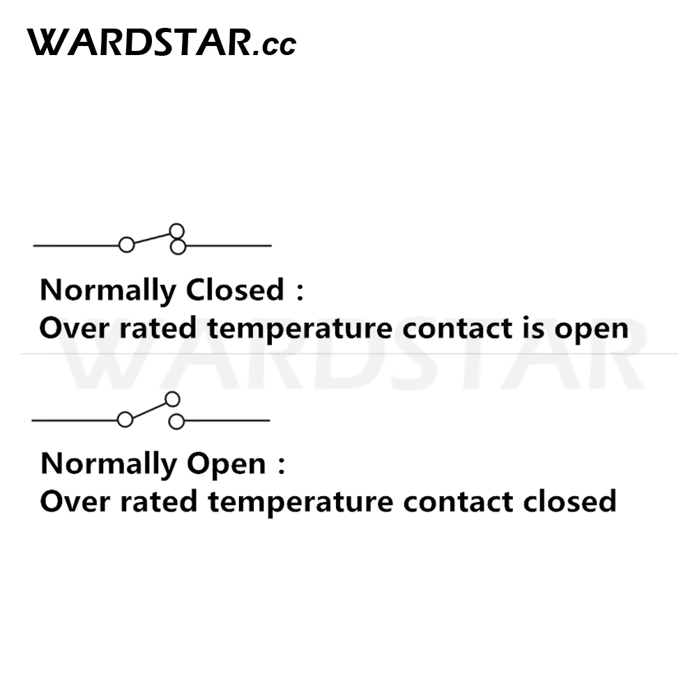 5 шт. KSD301 302 16A нормально закрытый температурный переключатель тепловой контроль 45