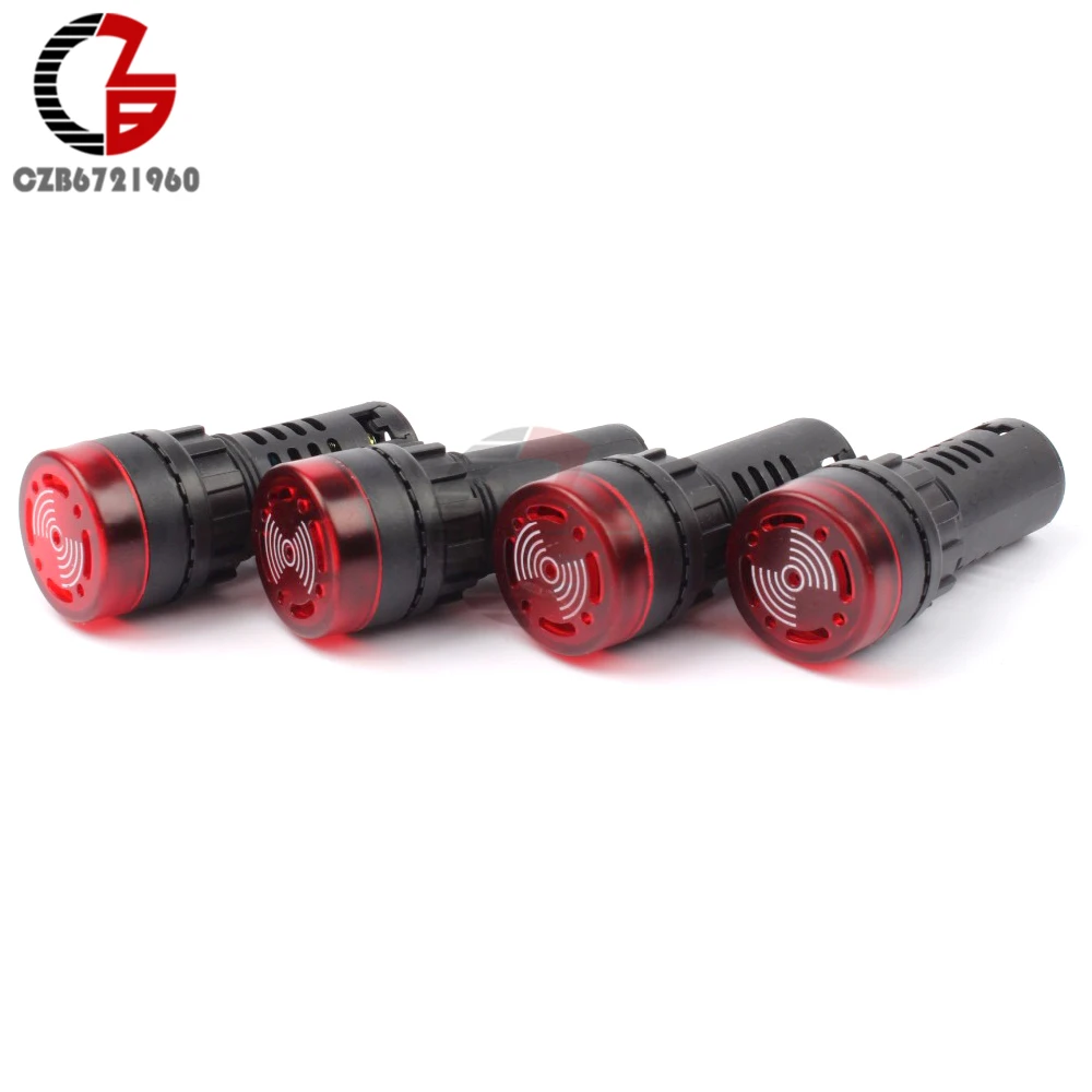12V 24V 110V 220V светодиодный светильник Световой индикатор тревоги сигнальная лампа