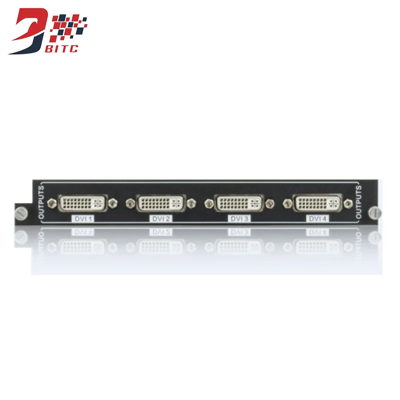 DVI Output SZBITC HDMI матрица 8x8 смешанный слот карты матрица VGA DVI SDI AV с бесшовным переключением видео Сращивание с ИК-пультом дистанционного управления - Цвет: DVI Output