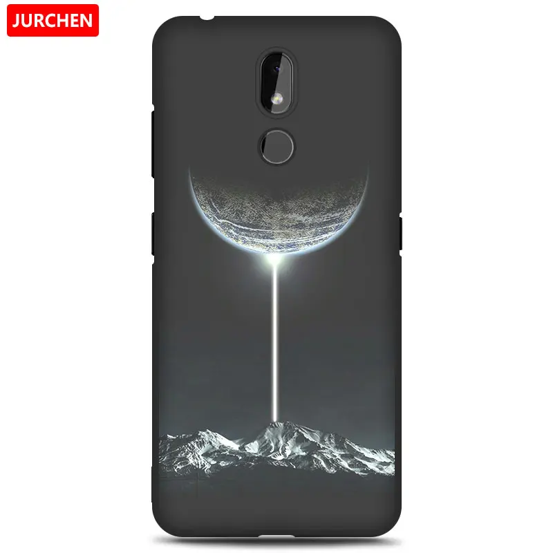 8 Чехол jurchen для Nokia 3,2 силиконовый чехол Мягкие Мультяшные из ТПУ милый цветок собака кошка Ультратонкий чехол для Nokia 3,2 Nokia3.2Back Cover - Цвет: 8