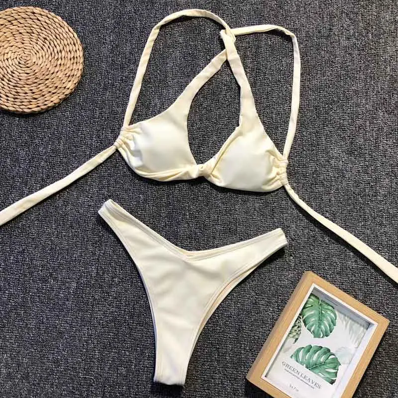 Сексуальный бондаж бикини 2019 новый микро бразильский купальник женский пуш-ап