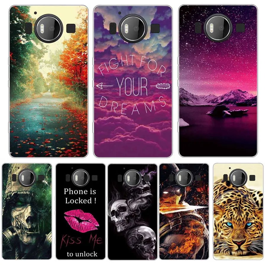 Чехол для телефона Microsoft Nokia Lumia 950 силиконовый мягкий чехол из ТПУ Fundas Coque - купить