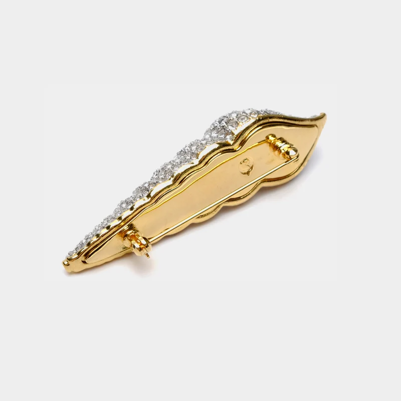 Oncomelania Conch Design Crystal Brooches