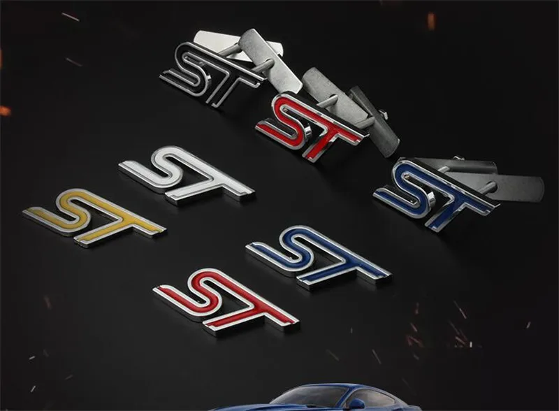 Automobiles Motorcycles Accessories 3D ST Grill Badge Emblem Car Stickers | Автомобили и мотоциклы