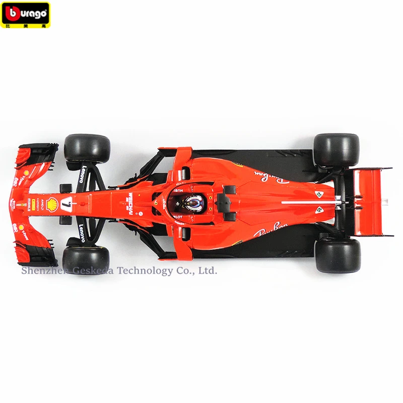 Bburago 1:18 Ferrari F1 NO7 производитель авторизованный имитационный сплав модель автомобиля ремесла украшение Коллекция игрушек инструменты