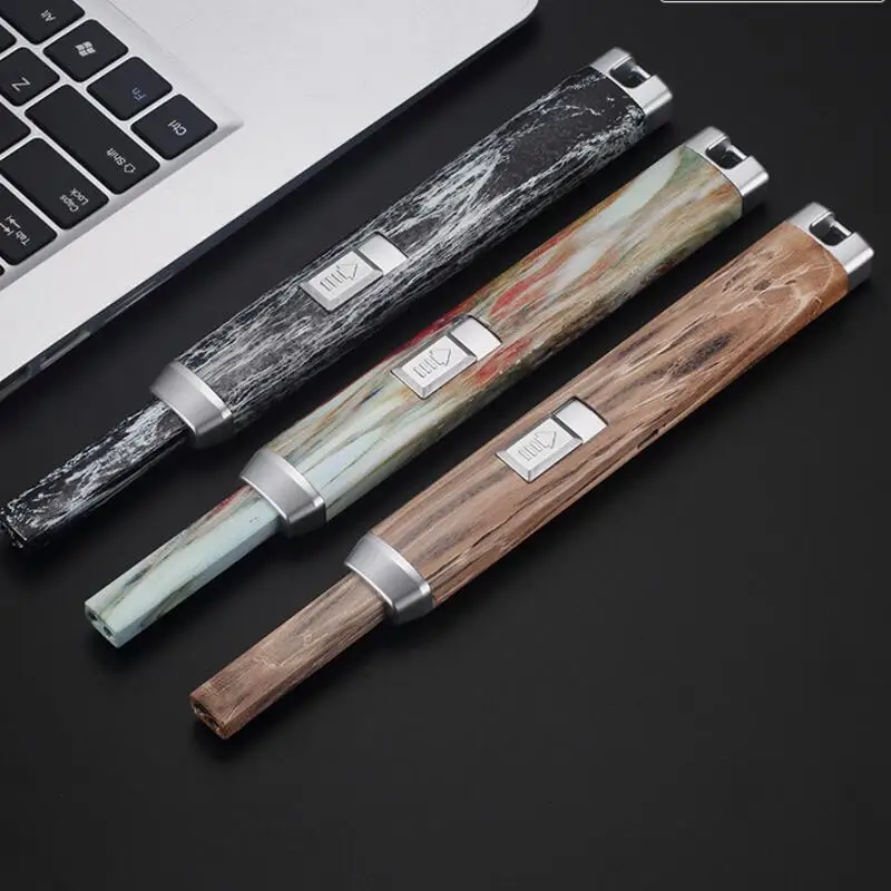 Electronic Usb Charging Arc Lighter Plasma Pulse Lighters Candles and Fireworks for BBQ Kitchen Maker Drop | Дом и сад