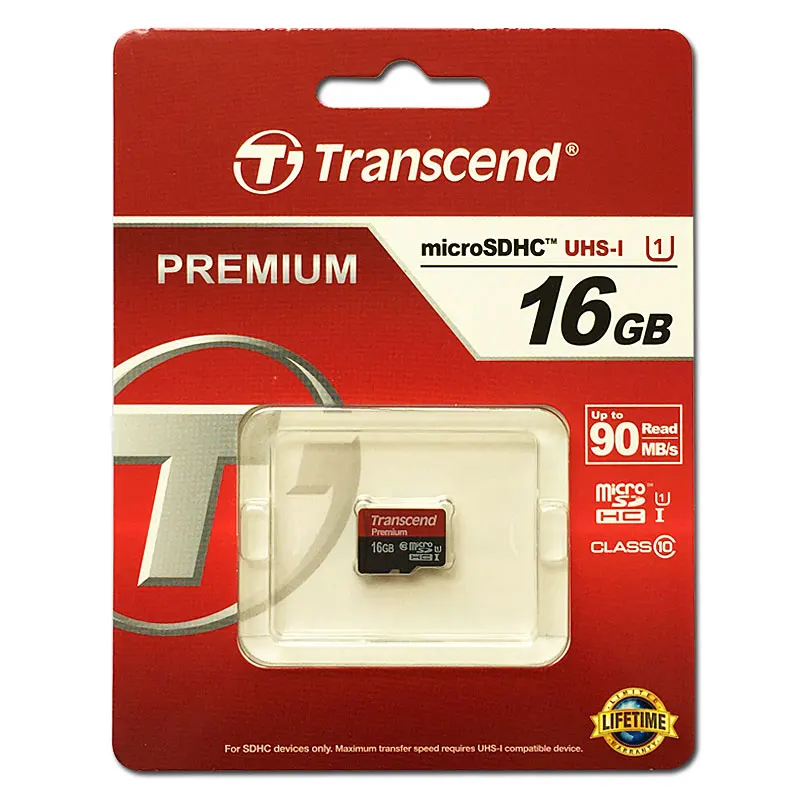 Transcend слот для карт памяти 32 Гб Class10 MicroSD 64 Гб 128 Гб Micro SD карт SDXC до 90 МБ/с. UHS-1 TF карты памяти на 16 Гб