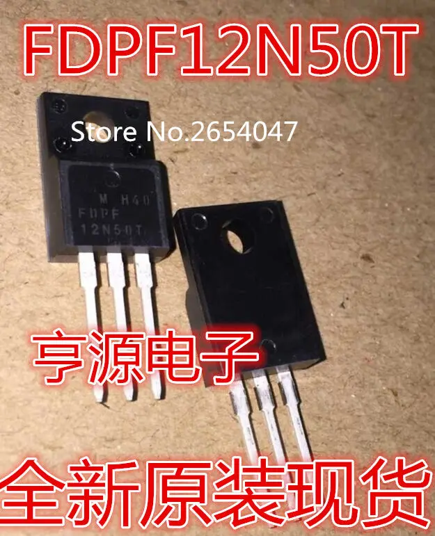 5 шт. FDPF12N50T 12N50T TO-220F | Электроника