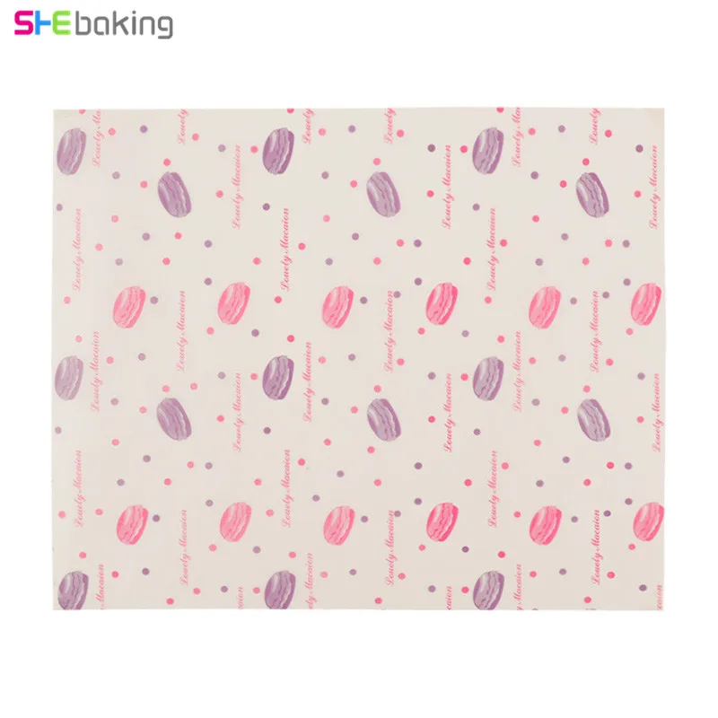 Shebaking 50 шт./компл. пищевая оберточная бумага водостойкая Восковая торт Печенье