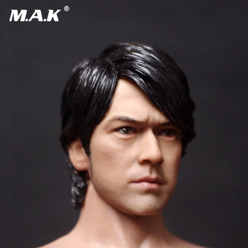 

1/6 Male Head Sculpt1:6 Scale Takeshi Kaneshiro Long Hair version Head Carved Model Toys Fit 12" Action Figure Body