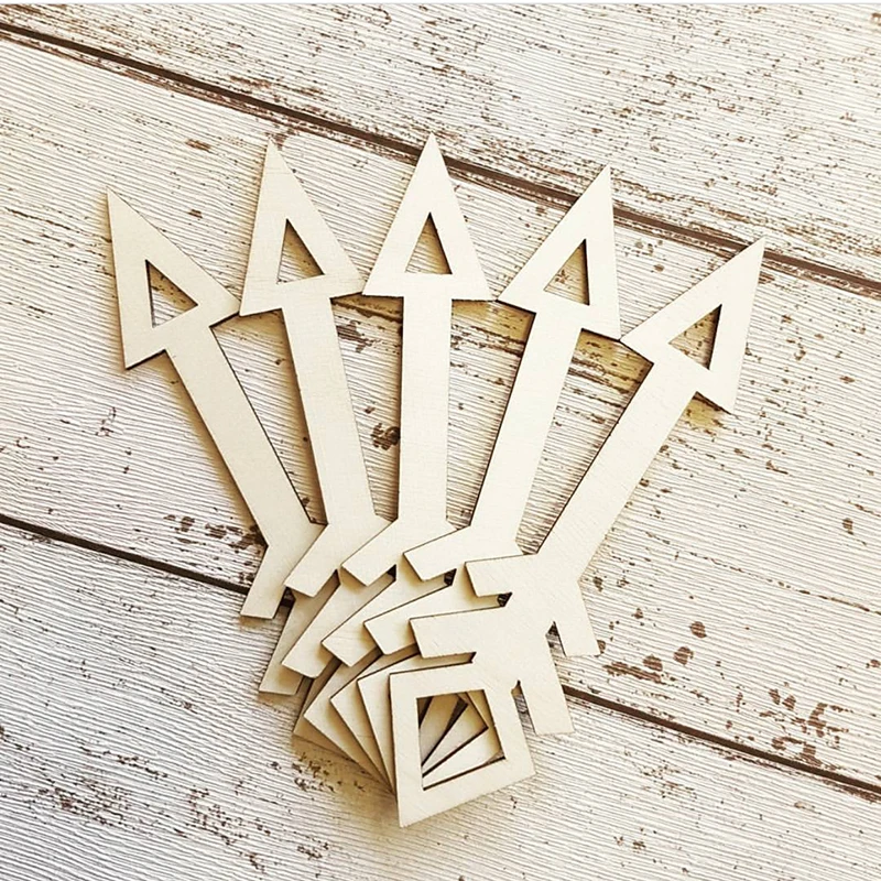 20 шт. деревянная стрела деревянный декор для рукоделия праздвечерние чные