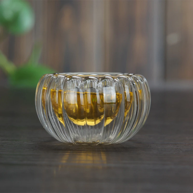 Glass Tea Cup High Temperature Resistant Bottle Set Tureen Bowl Ceremony Kung Fu Ceramics Flower Coffee | Дом и сад