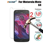 XSKEMP 2 шт.лот 0,26 мм закаленное стекло для Motorola Moto X4 9H твердость Ультра прозрачная защитная пленка для экрана