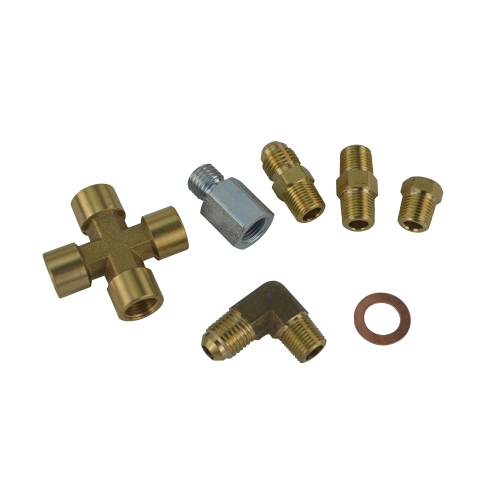 PQY-3" плетеная нержавеющая сталь турбозарядка 1/8 NPT фитинг линия подачи масла для T3/T4 турбонаддува PQY-TOL33