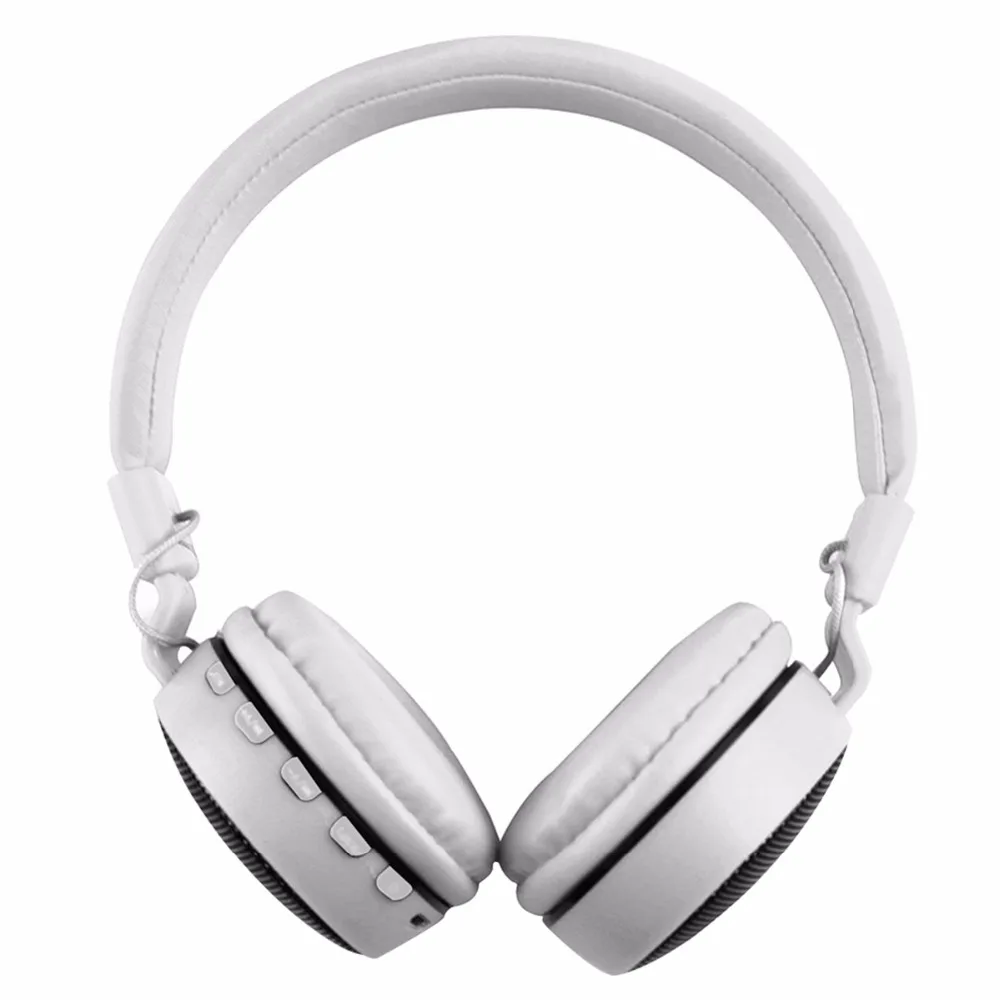 SOONHUA эластичный FM беспроводной Bluetooth 4,2 наушники водостойкие гарнитура стерео игровые поддержка TF светодио дный LED голос управление
