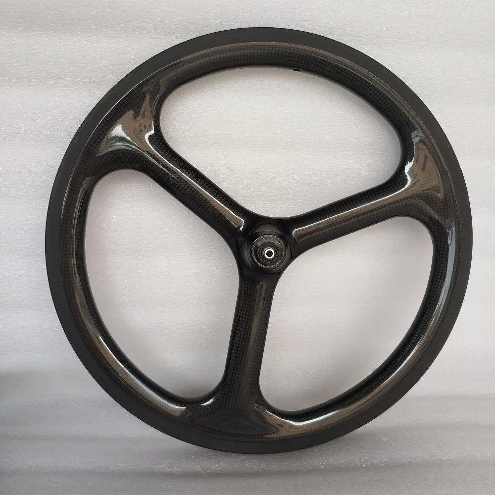 SEMA T700 16 дюймов 3 spoke углеродное колесо трехспицевое переднее для brompton K/UD/12 K лучшее