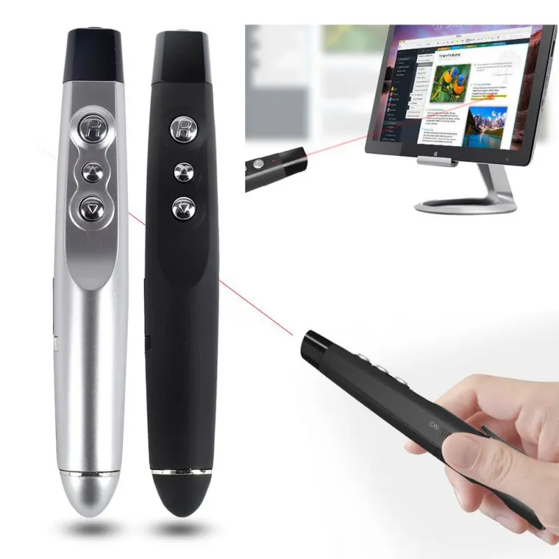 RF беспроводной USB PowerPoint PPT Presenter пульт дистанционного управления лазерная указка