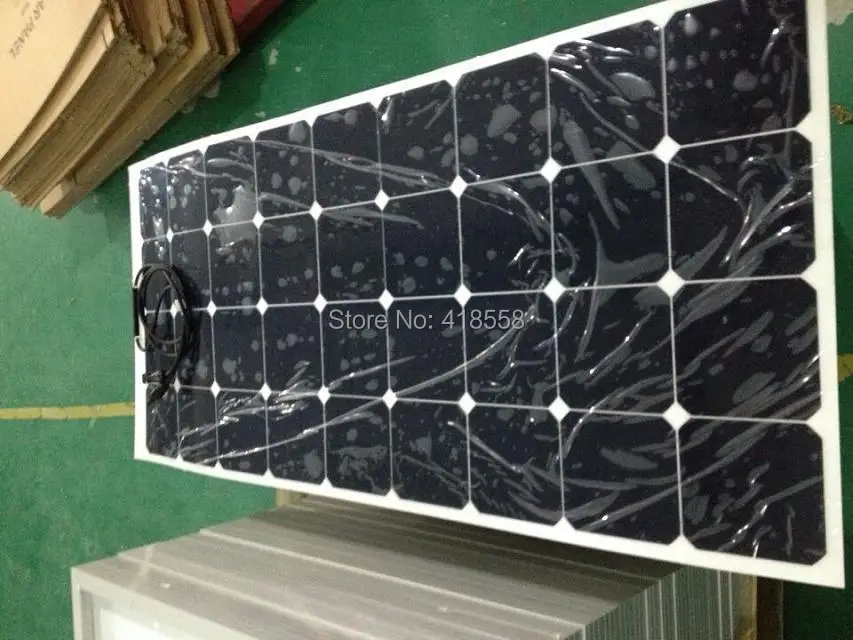 Sunpower полугибкая солнечная панель 140 Вт для лодки 125*125 мм моно солнечная батарея 22% эффективность зарядки