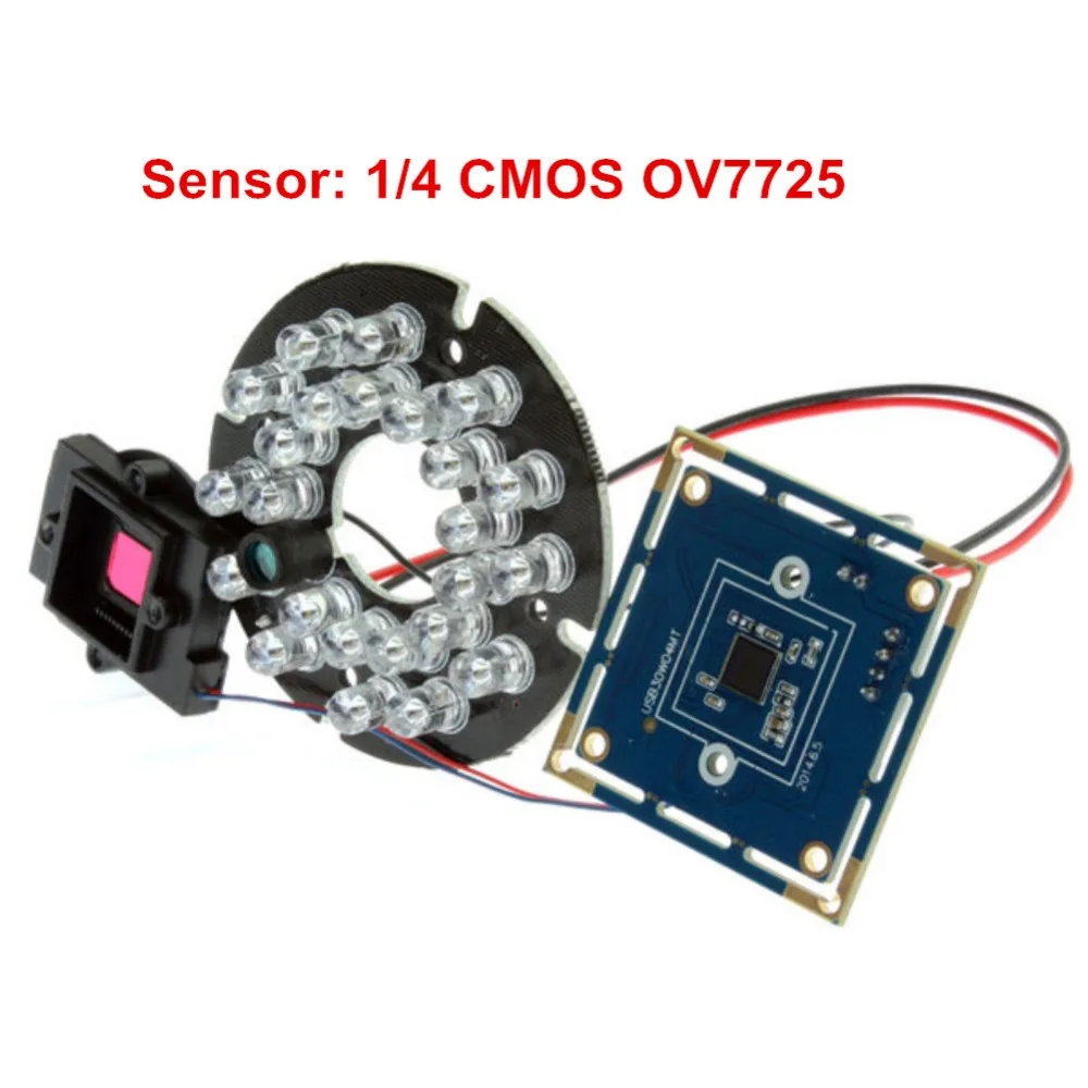480P HD color CMOS OV7725 MJPEG&ampYUY2 UVC android web cam ir usb infrared camera with 3.6mm lens | Безопасность и защита