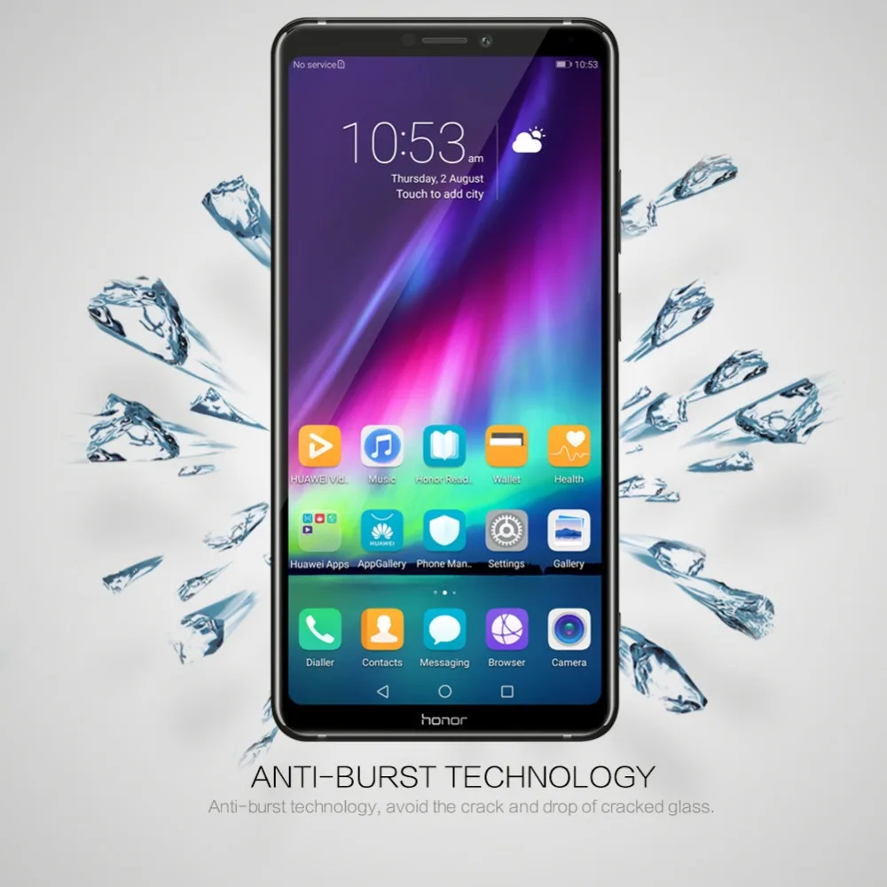 0 2 мм 2.5D HD закаленное стекло для Huawei Honor Note 10 2018 Nillkin CP + Полное покрытие защитная