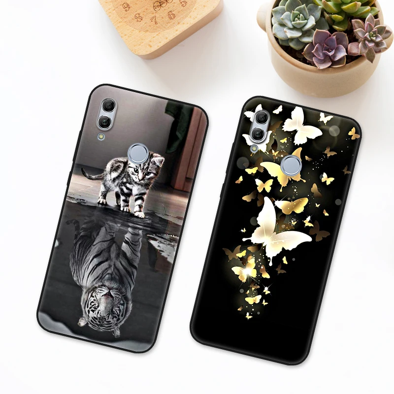 Чехол для телефона Huawei Honor 10 Lite 6 21 мягкий силиконовый чехол из ТПУ защитный с