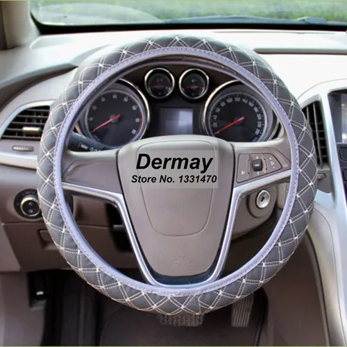 ПРОДАЖА завода ПУ Кожаный Чехол на Руль Новый Корейский Плед для Авто Автомобиль