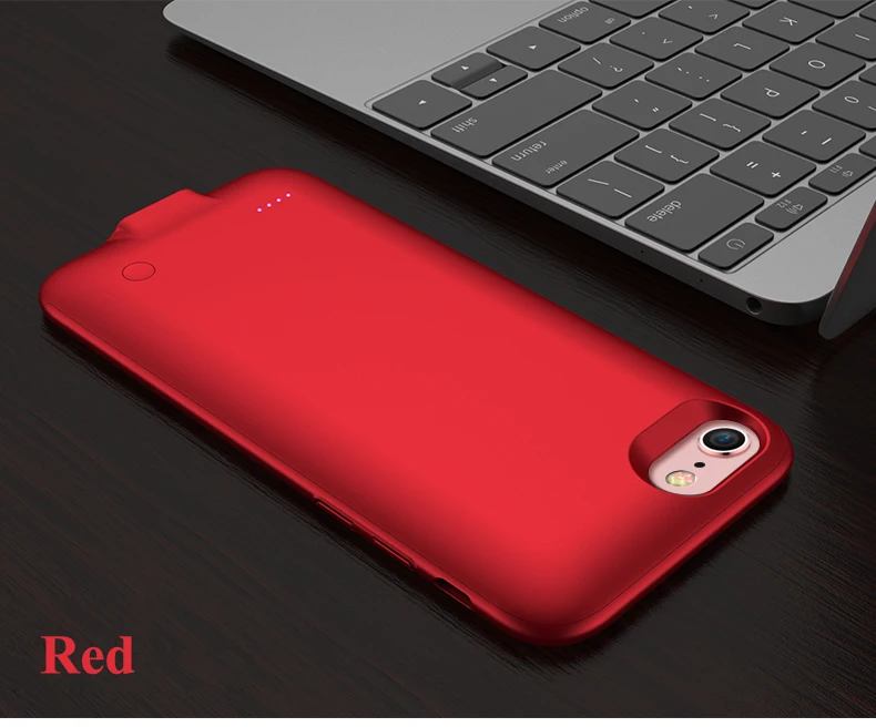 Nohon Чехлы для зарядки аккумуляторов для Apple iPhone 6S 6 7 7G 2500 мАч внешний резервный внешний Ультра тонкий портативный аккумулятор